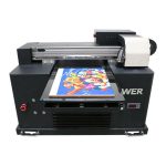a2 a3サイズデスクトップ小さなled紫外線フラットベッドプリンタ用装飾印刷